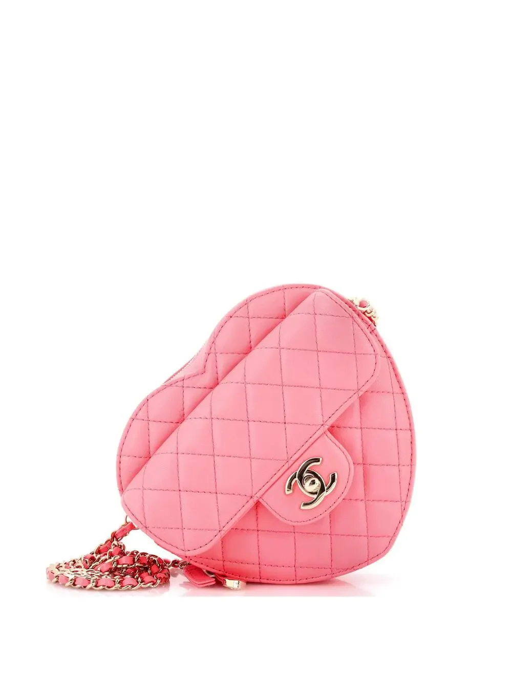 Chanel Cc In Love Heart Bag Quilted #258028C48B